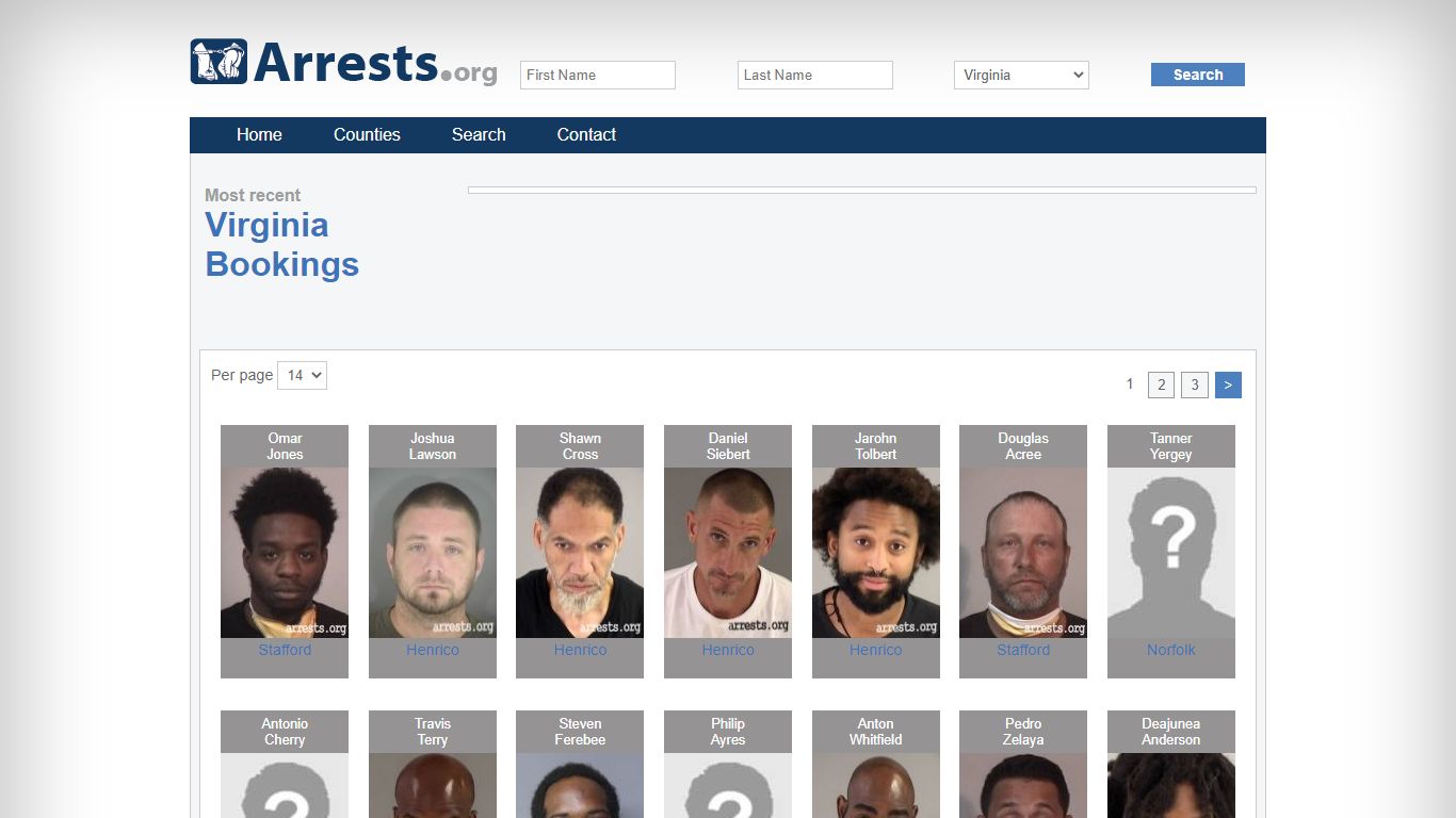 Virginia Arrests and Inmate Search